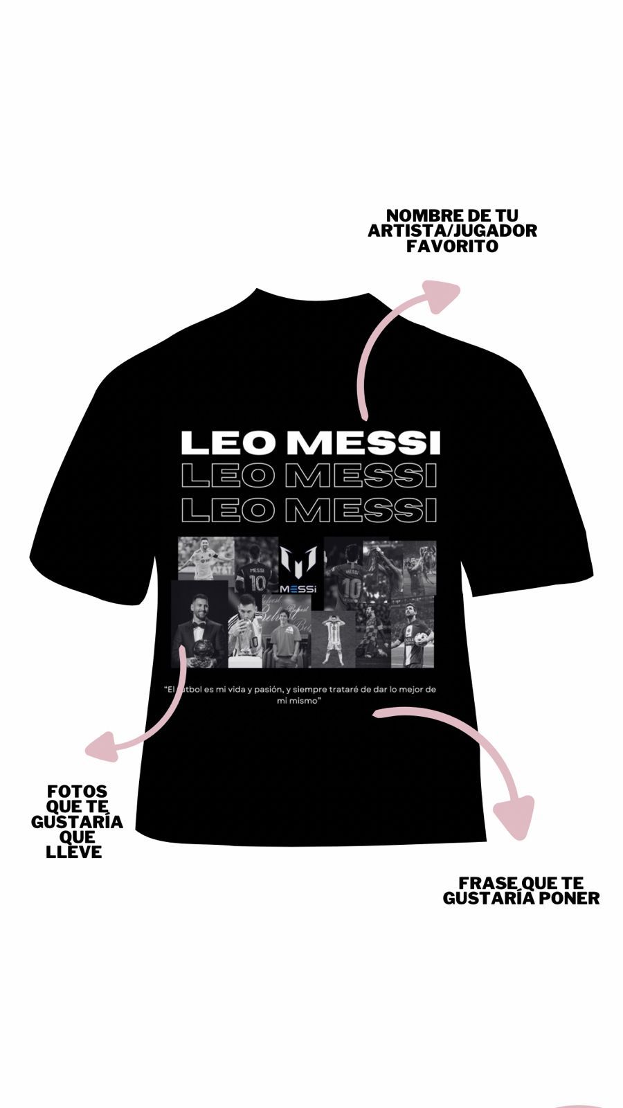 Playera de tu futbolista