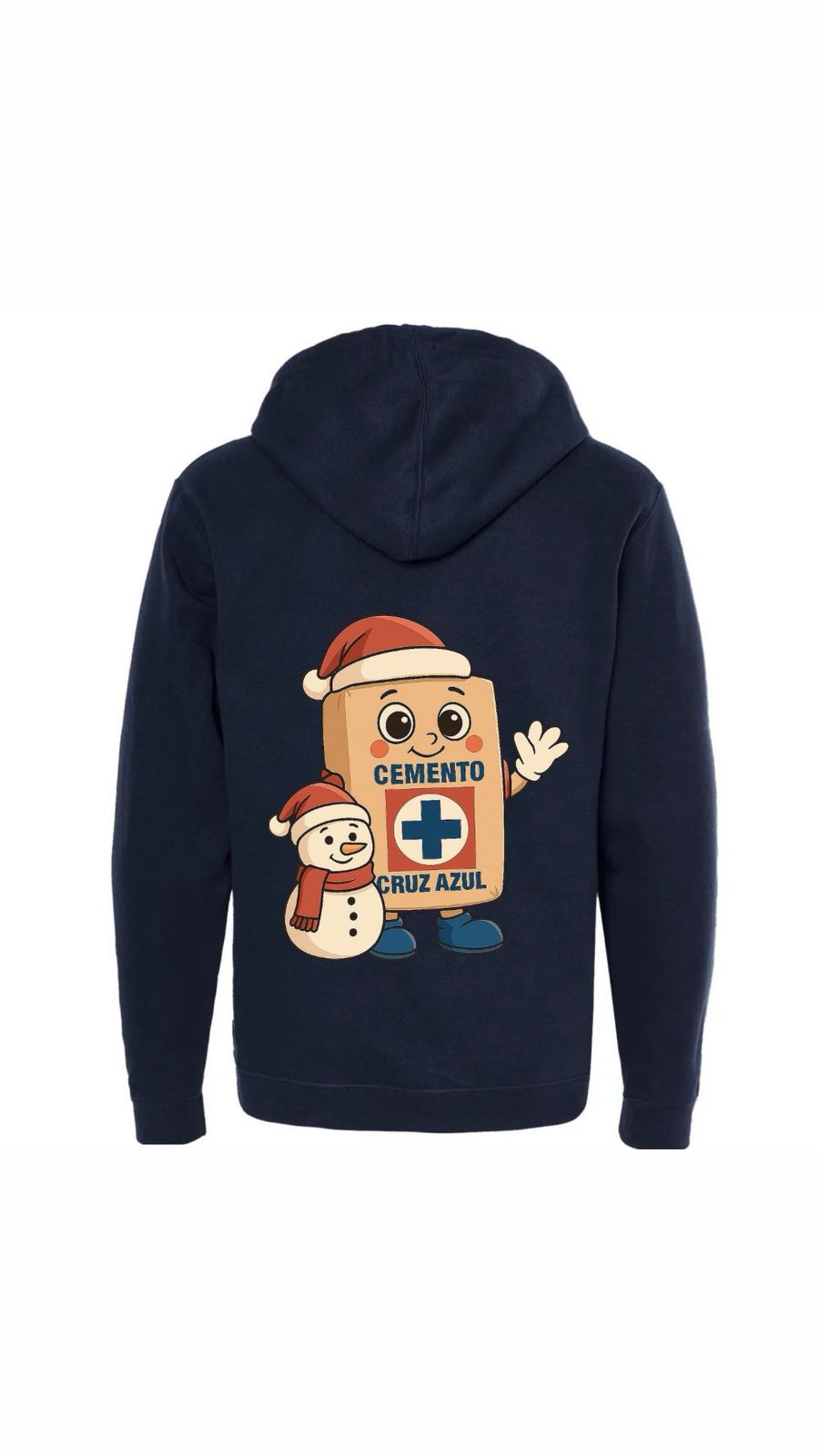 Costalito Muñeco de Nieve Azul Marino