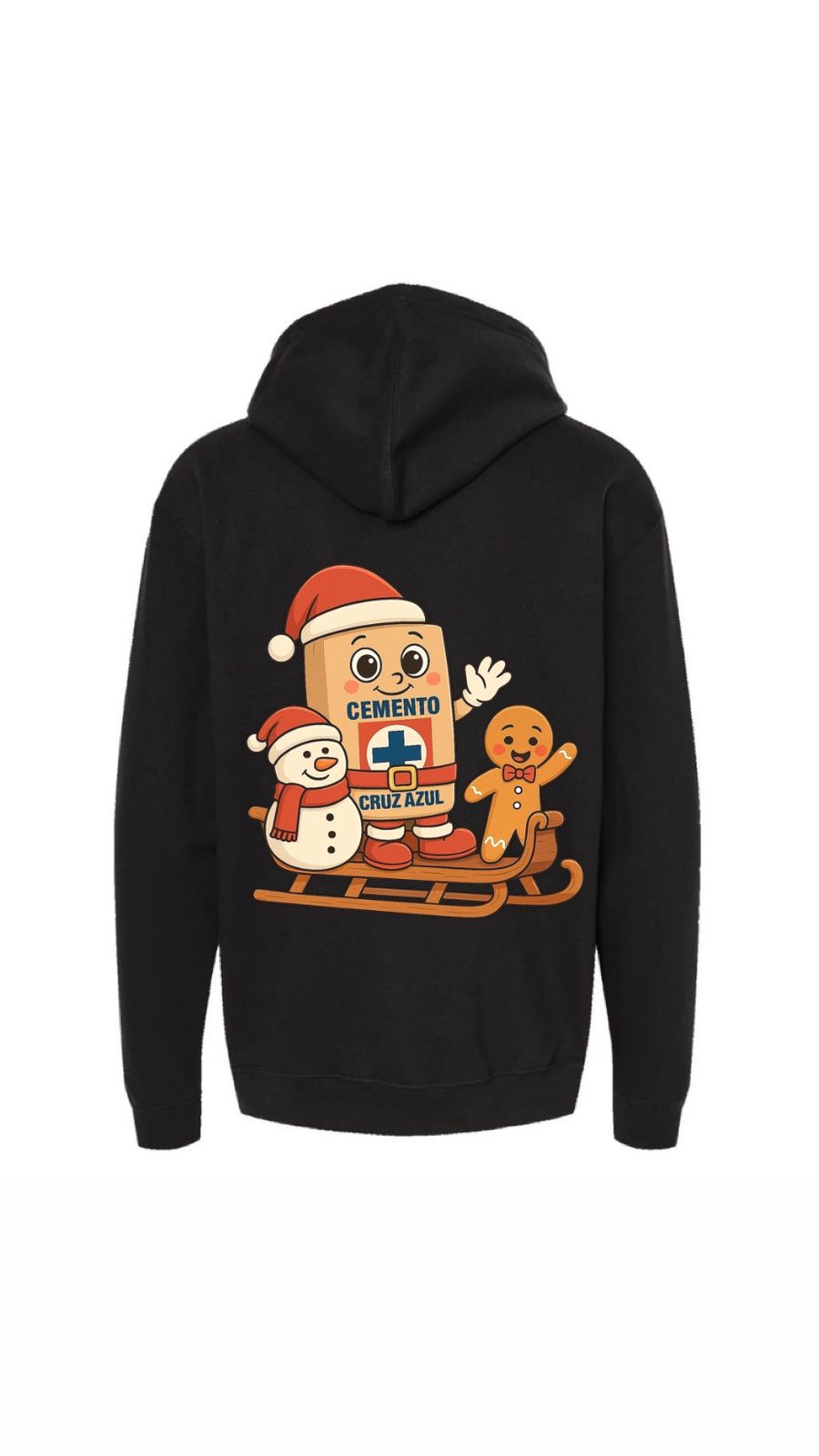 Sudadera Familia Costalito Navidad Negra