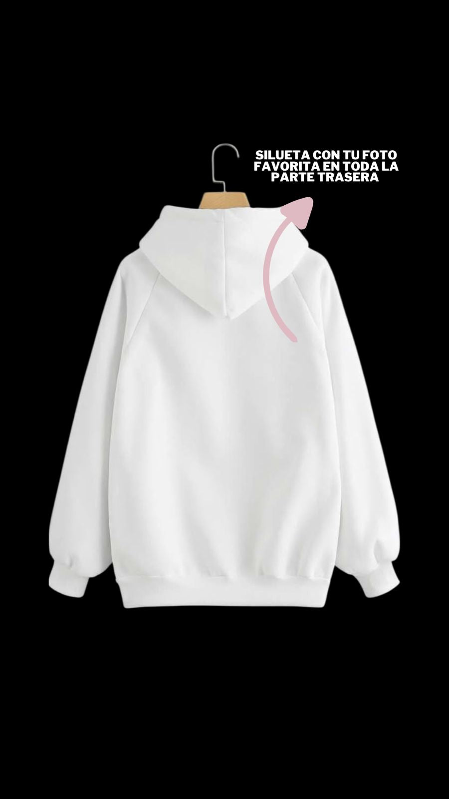 Sudadera con Capucha Silueta