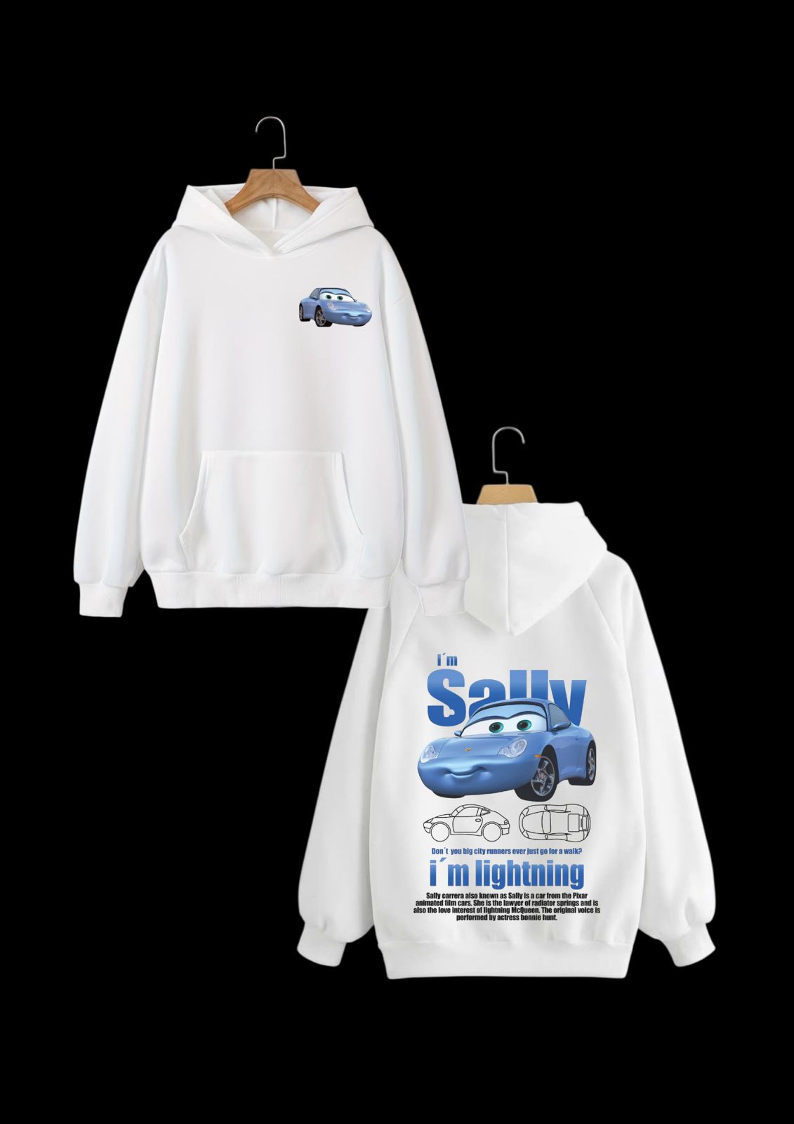 Sudadera Pareja cars