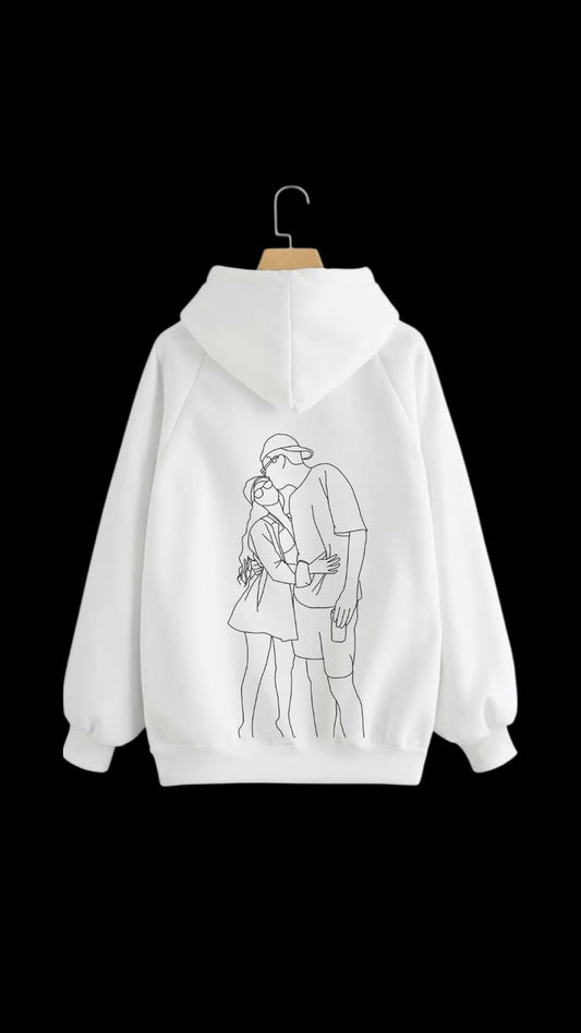 Sudadera con Capucha Silueta