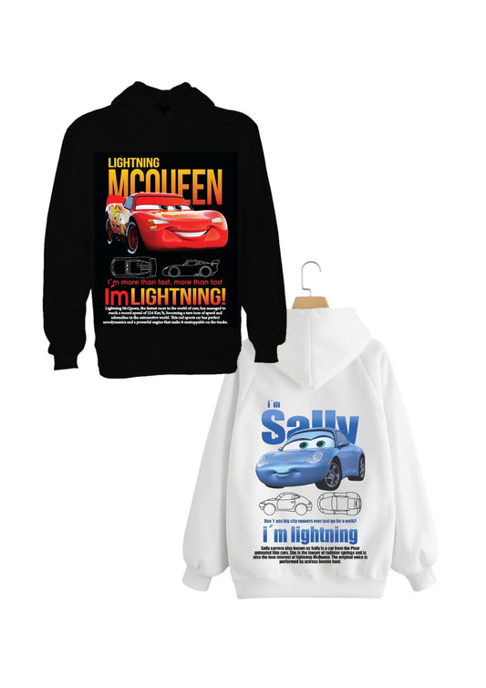 Sudadera Pareja cars