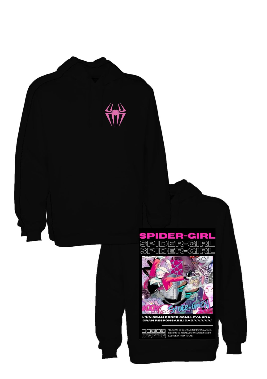 Sudadera Pareja Spiderman