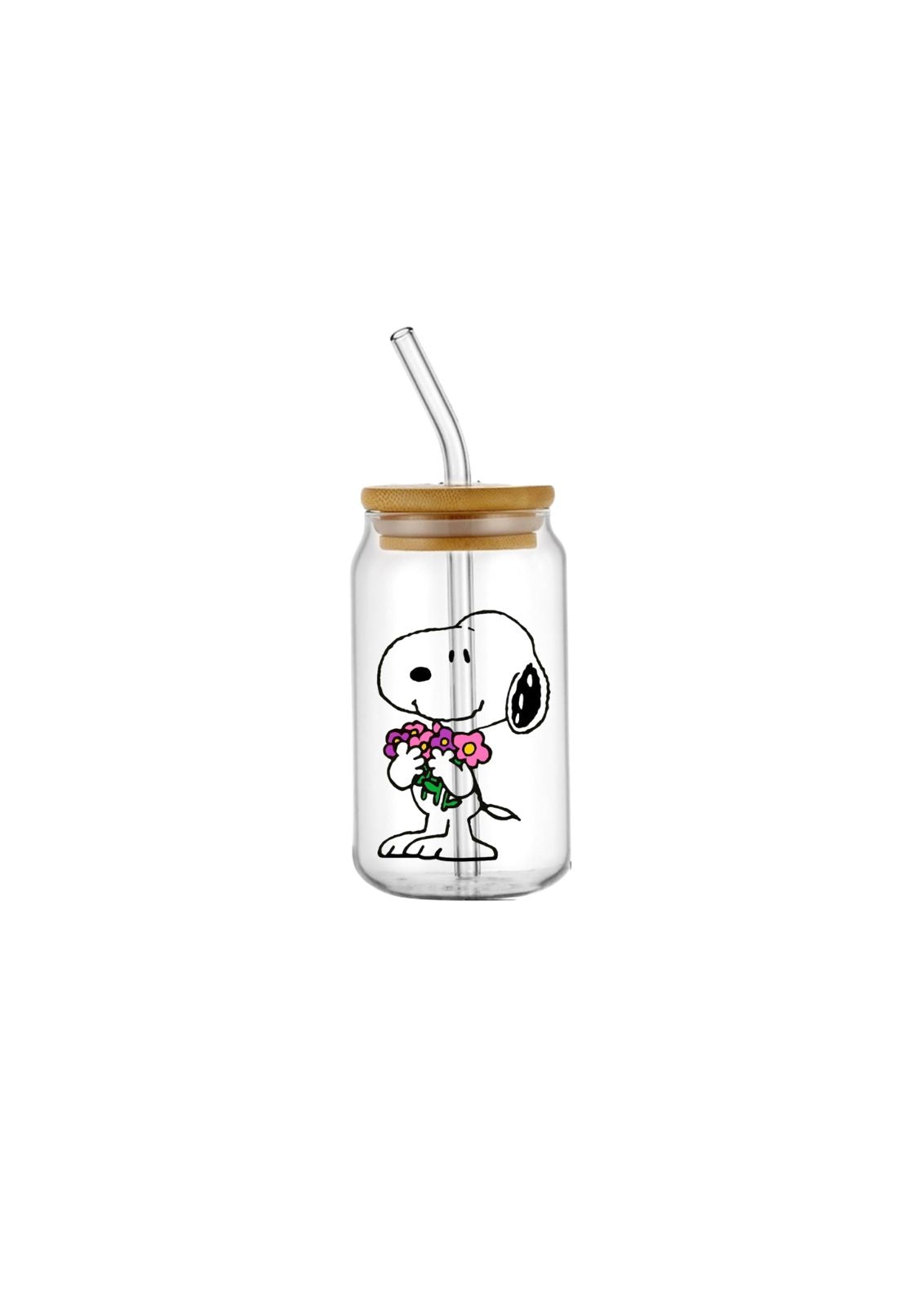 Snoopy con flores