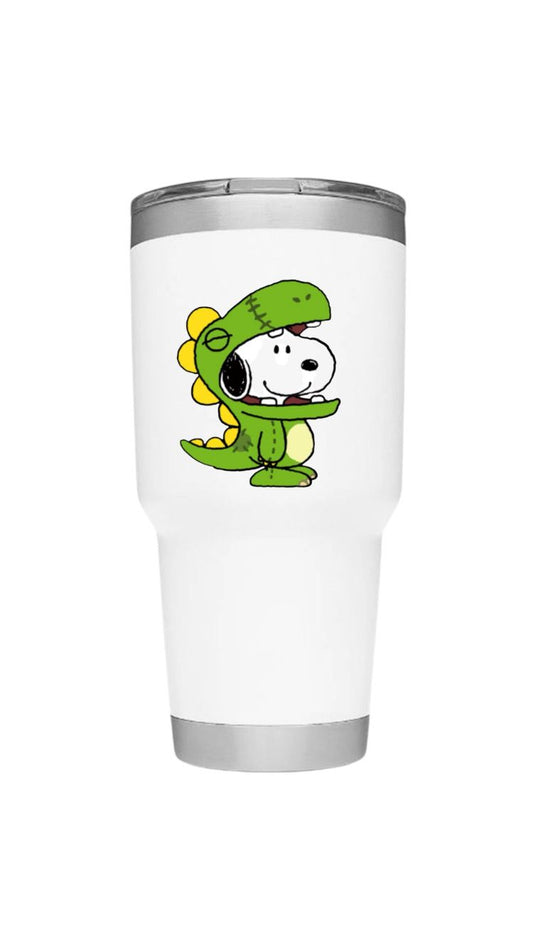 Termo 30 Oz Snoopy Dinosaurio