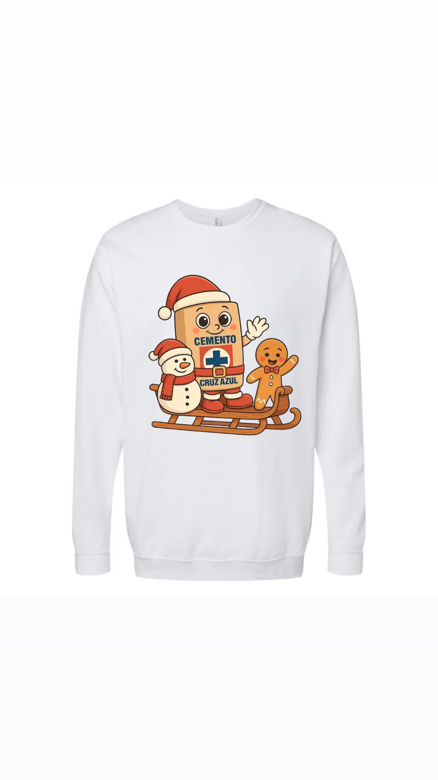 Familia Costalito Navidad Blanca