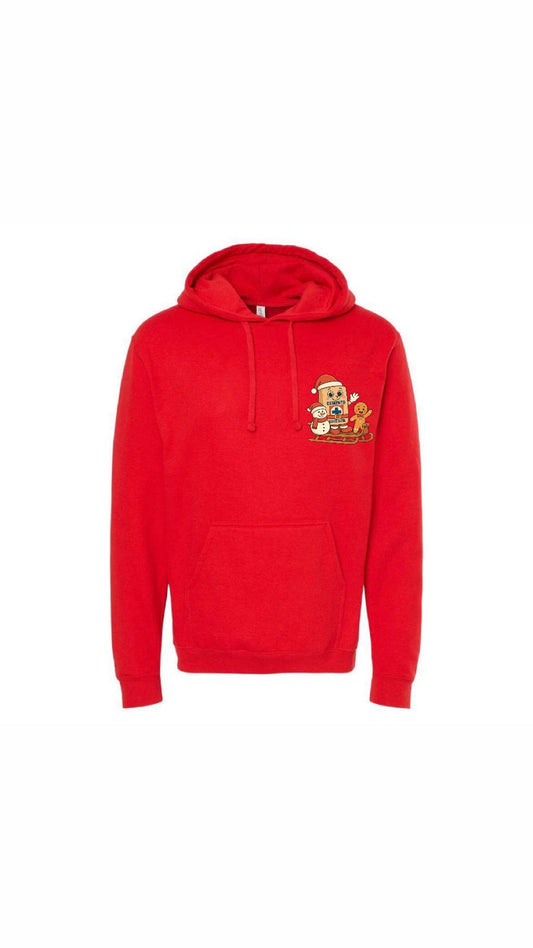 Sudadera Familia Costalito Navidad Roja
