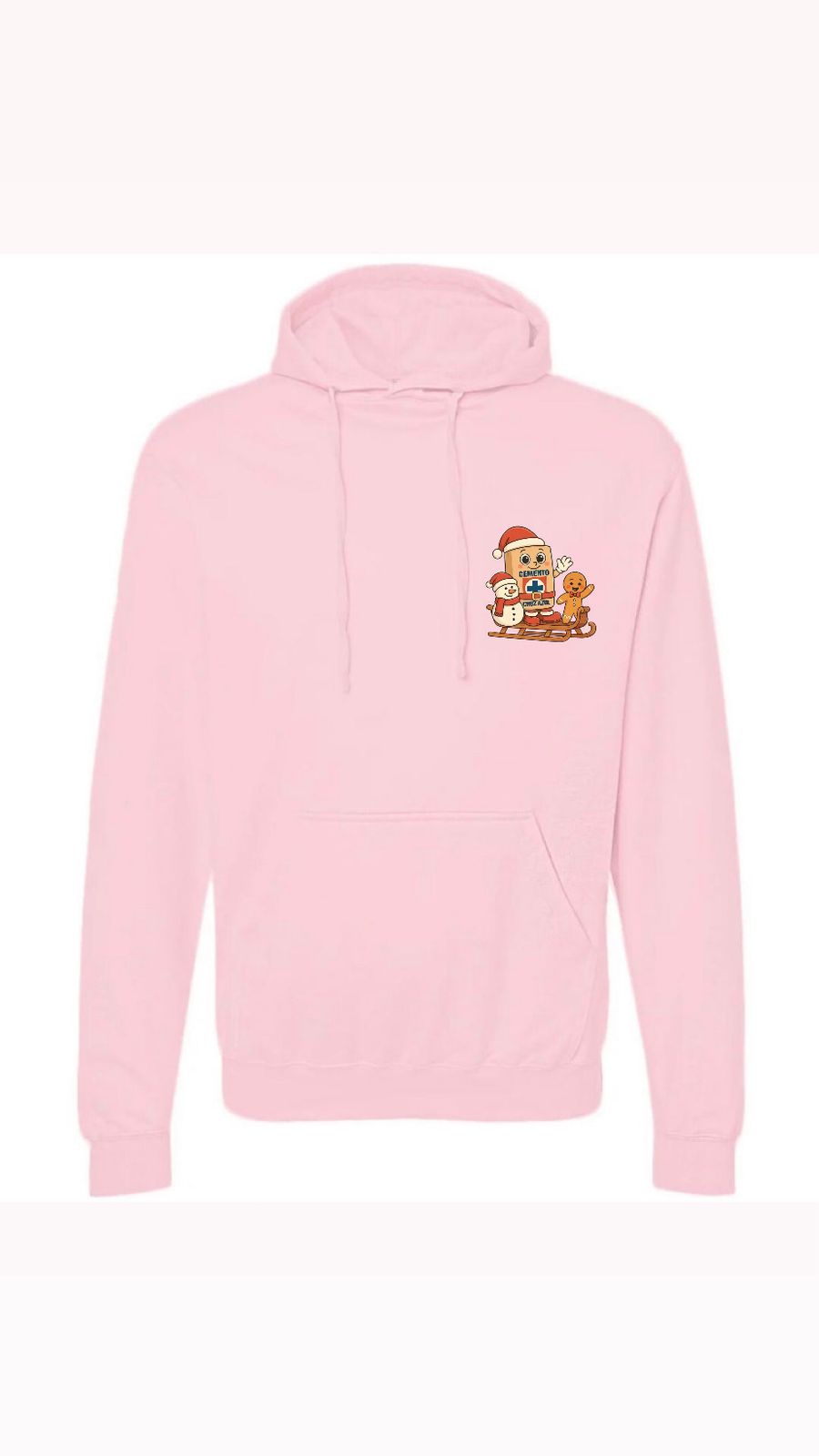 Sudadera Familia Costalito Navidad Rosa