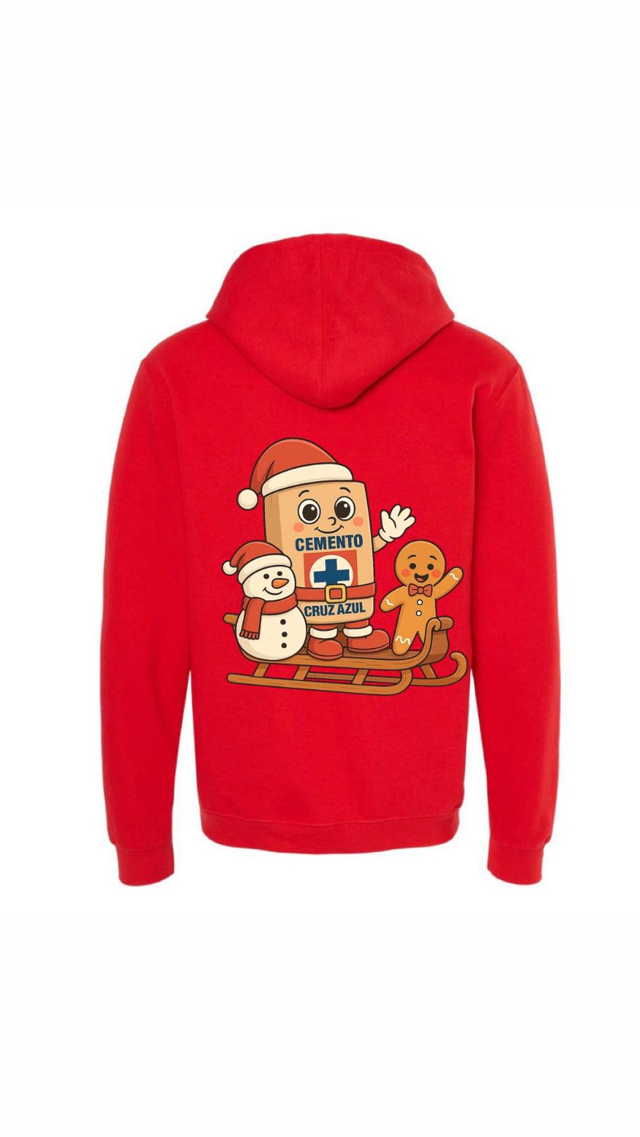 Sudadera Familia Costalito Navidad Roja