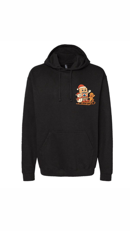 Sudadera Familia Costalito Navidad Negra
