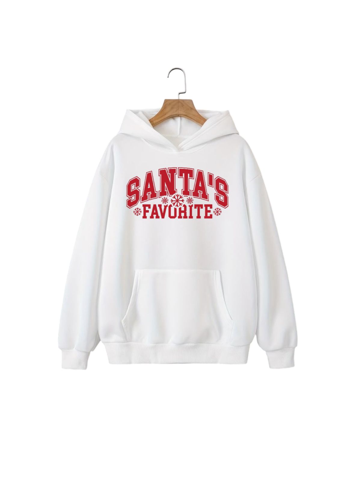 Sudadera con Capucha Santas Favorite