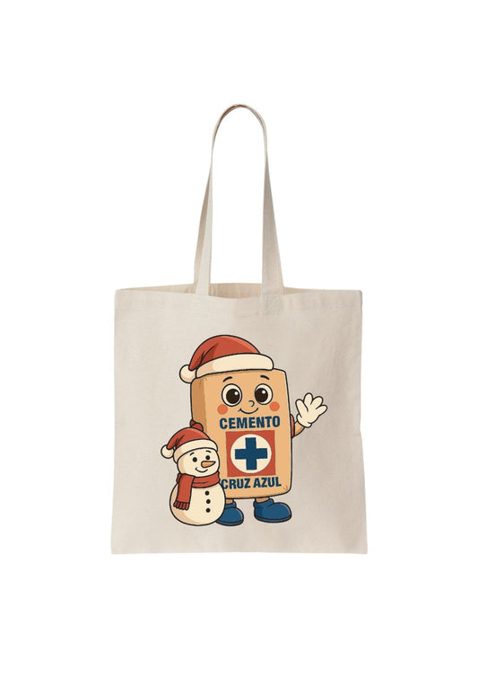 Tote Bag Costalito Muñeco de Nieve