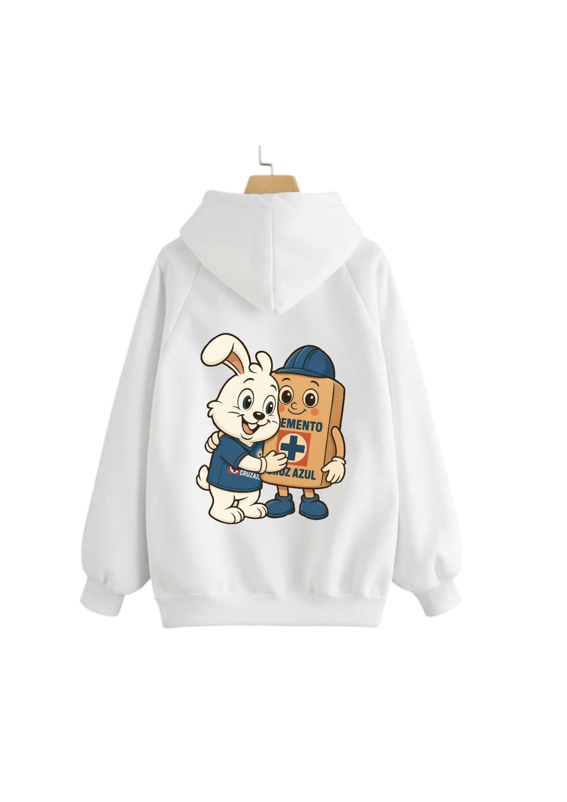 Sudadera Costalito y Blue Blanca